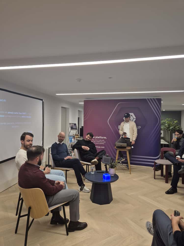 Panel debate at Is Crypto Eating Finance?, London