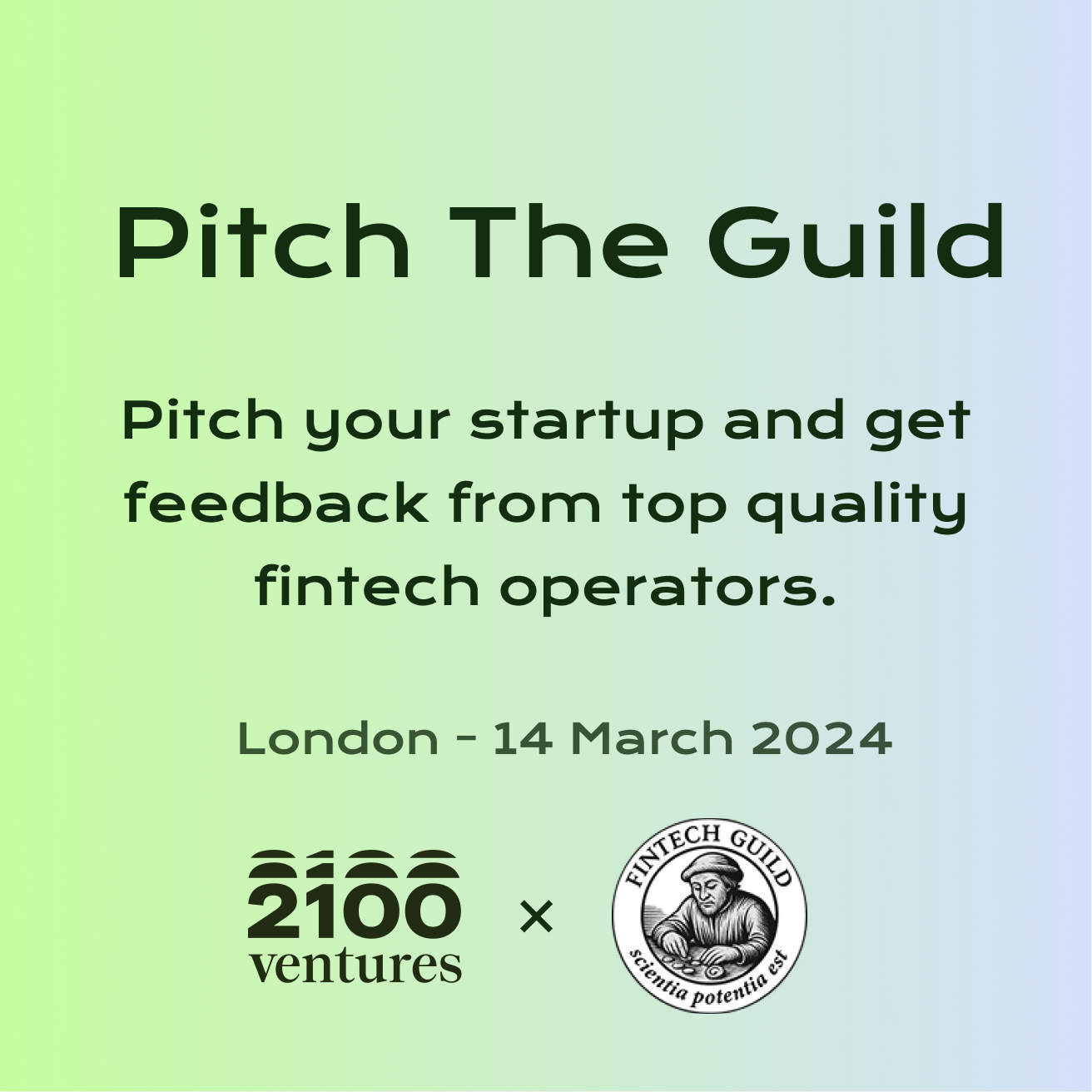 Pitch the Guild #1 event card