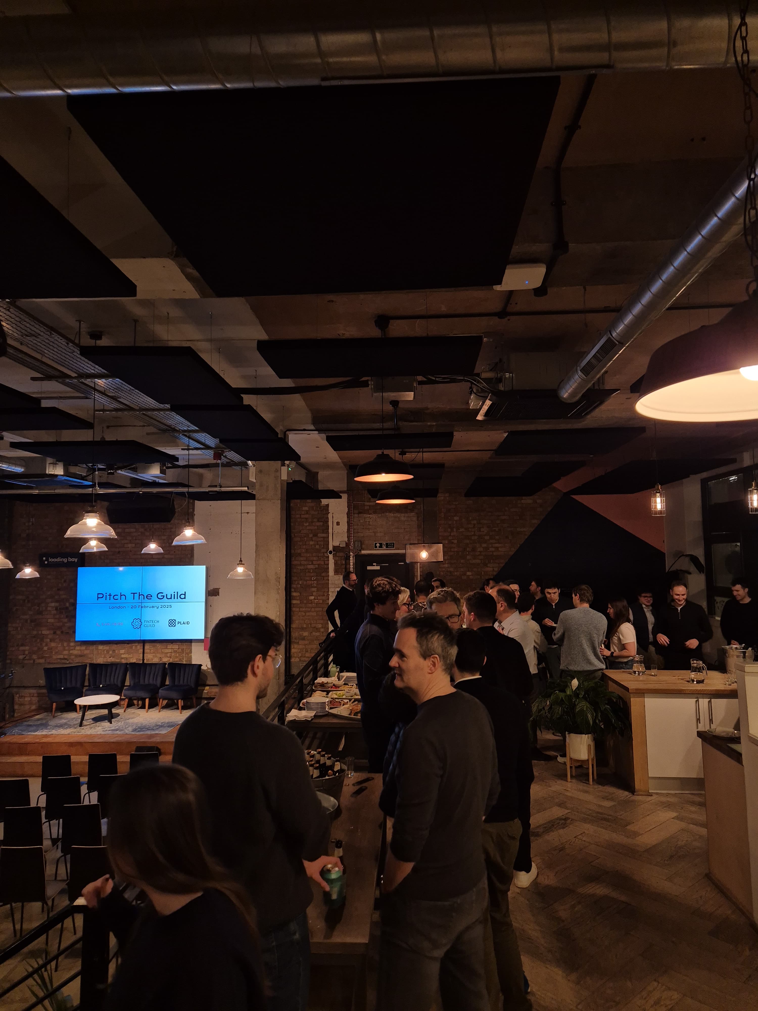 Guests networking at Pitch the Guild #2